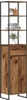 vidaXL Badezimmerschrank Altholz 40 x 30 x 180 cm Produktbild-Vorschau 2