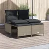 The Living Store 4-tlg. Garten-Sofagarnitur mit Kissen Produktbild-Vorschau 2