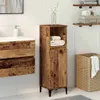Badkamerkast 30x30x100 cm bewerkt hout oud houtkleurig Productafbeelding-voorbeeld 3