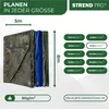 Plane Tarpaulin Khaki 5x8 m, 80 g/m, Abdeckplane, Produktbild-Vorschau 2