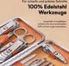 H&S Maniküre Set 14 teilig - Edelstahl Pediküre Set Produktbild-Vorschau 8