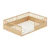 Massivholz Bodenbett 140x200 cm Kiefer Kinderbett mit Produktbild-Vorschau 9