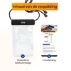 R2B Waterdicht Telefoonhoesje IPX8 met Koord – tot 7,2 inch Productafbeelding-voorbeeld 8