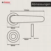 DOMINO Türgriff Drückergarnitur WC -Badezimmer Set | Produktbild-Vorschau 3
