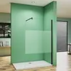 70x200cm Schwarzrahmen Duschabtrennung Walk In 8mm Nano ESG Produktbild-Vorschau 1