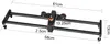 Andoer Camera Video Dolly Slider Kit z 3-kołowym wózkiem Podgląd zdjęcia produktu 3