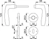 HOPPE Drückergarnitur Vitória 1515/42KV/42KVS,BB,8,F9,TS Produktbild-Vorschau 5