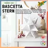 Folia 800/2020 Bascetta star bianca trasparente Ø 30 cm(S) Anteprima dell’immagine prodotto 1