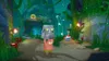 Patrick Star from Spongebob Squarepants is carrying a stone statue in a colorful underwater environment. Produktbild-Vorschau