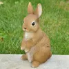 Figurine décorative Lapin de jardin assis à la verticale Voir les images du produit 2