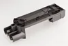A grey plastic Dyson vacuum cleaner wall mount on a white background. Produktbild-Vorschau