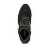 A top-down view of a black leather Gabor Comfort sneaker. Produktbild-Vorschau