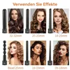 6 in 1 Lockenstäbe, Schwarzes Lockenwickler-Set, 6 Produktbild-Vorschau 8