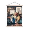 MuchoWow® Textilposter Cappuccino - Vermeer - Milchmädchen Produktbild-Vorschau 1