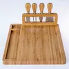 Bamboe Kaasplank met Kaasmessen Set – Bamboo Cheese Board – Productafbeelding-voorbeeld 12