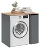 Armoire machine à laver Vicco Viktor Anthracite/Chêne de Voir les images du produit 5
