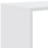 vidaXL Raumteiler-Bücherregal 4 Stufen Weiß 131,5x29x131,5 Produktbild-Vorschau 7