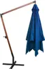 vidaXL Ampelschirm mit Mast Azurblau 3x3 m Massivholz Tanne Produktbild-Vorschau 2