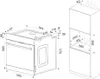 Amica EBX 947 600 SM, Groß, Elektrischer Ofen, 77 l, 2000 Produktbild-Vorschau 7