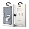 A Karl Lagerfeld iPhone 14 case in its packaging, shown from the front and back. Produktbild-Vorschau