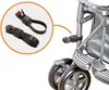 Close-up of stroller accessories attached to a stroller. Produktbild-Vorschau