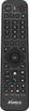 A black remote control for a media streamer is shown against a light gray background. Produktbild-Vorschau