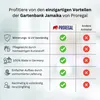 A comparison table highlighting the advantages of the 'Gartenbank Jamaika' from Proregal compared to other providers. Produktbild-Vorschau