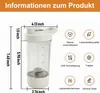 Selbstrührender Becher 400 ml, Wiederaufladbarer Protein Produktbild-Vorschau 7