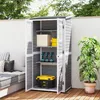 Drevená záhradná skriňa Outsunny, prístrešok na náradie s Náhľad obrázku produktu 11