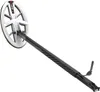 A metal detector coil and shaft against a white background. Produktbild-Vorschau