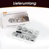 Edelstahl Eiswürfel Wiederverwendbare 8er-Packung Zange und Produktbild-Vorschau 5