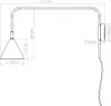 Lampada a parete NOX rosso ocra 1xE14 10W acciaio Anteprima dell’immagine prodotto 9
