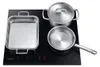 A Samsung induction cooktop with cookware on it. Náhľad obrázku produktu