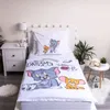 Juego de ropa de cama para bebé de algodón con diseño de Vista previa de la imagen del producto 2