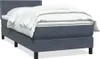 Boxspringbett mit Matratze Dunkelgrau 90x220 cm Samt Produktbild-Vorschau 1