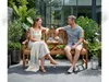 2-Sitzer Gartenbank mit klappbarem Tisch aus Akazienholz, Produktbild-Vorschau 10