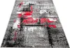 Tapiso Teppich MAYA Modern Schwarz Grau Rot Schlafzimmer  Produktbild-Vorschau 7