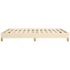 vidaXL Bettgestell ohne Matratze Creme 140x200 cm Stoff Produktbild-Vorschau 6