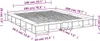 vidaXL Postel White 180x200 cm Dřevěný materiál Náhled obrázku produktu 8