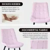 Marketing image showing features of a chair. Voir les images du produit
