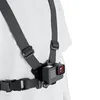A person wearing a chest harness with a camera attached. Náhľad obrázku produktu
