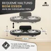 VAYPET Doppel-Katzennapf erhöht Edelstahl Kiefernholz Produktbild-Vorschau 2