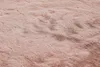 Fellteppich Eckig 60 x 120 cm Rosa besonders weicher Produktbild-Vorschau 3