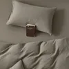 Double Gauze Bettwäsche 155x220 cm Taupe mit einem Produktbild-Vorschau 3