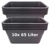Lot de 5/10 bacs à plantes Bacs à mortier Bacs à fleurs Voir les images du produit 1
