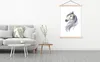 MuchoWow® Textilposter Pferd - Aquarell - Gelb - Mädchen - Produktbild-Vorschau 3