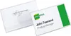 Durable Namensschild 40x75mm tr 100St mit Wellennadel Produktbild-Vorschau 1