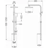 Mexen Q62 Duschsäule, Weiß - 798626295-20 Produktbild-Vorschau 2