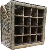 Portabottiglie Decomeubel in rattan, per 16 (bottiglie di) Anteprima dell’immagine prodotto 4