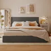 Letto imbottito BEALIFE 180x200 cm con rete a doghe e letto Anteprima dell’immagine prodotto 2
